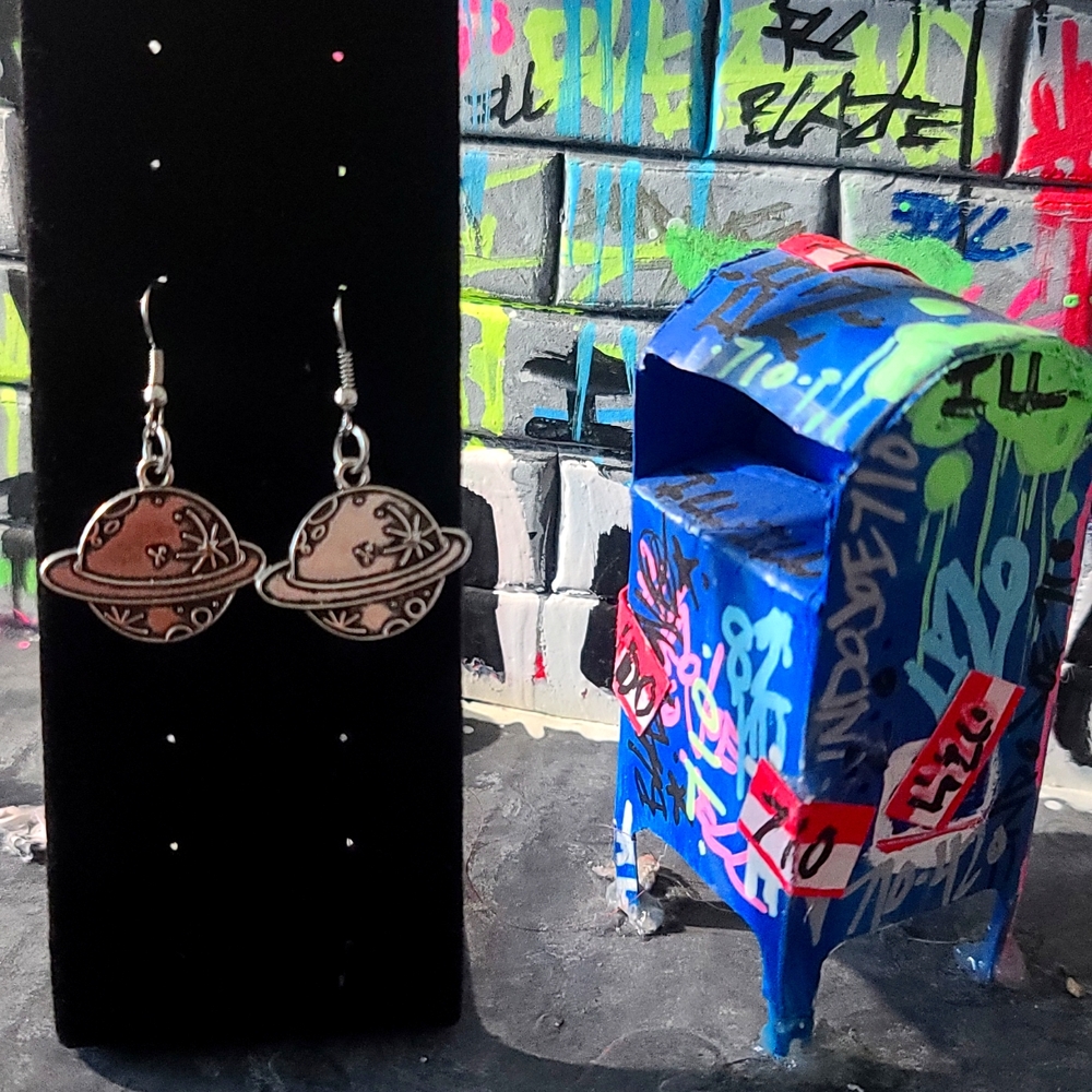Saturn Earrings